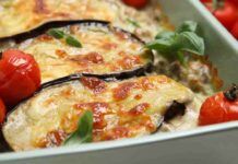 La lasagna la faccio di melanzane e zucchine non immagini quanto è buona, filante e ricca di sugo a prova di scarpetta