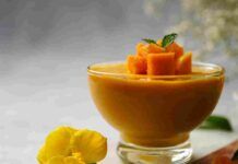 Mi hanno regalato un cestino di cachi maturi, li uso per preparare una mousse: basta affondare il cucchiaio e scopri un mondo nuovo Mousse cachi ricotta