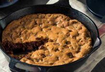 Torta cookies la faccio direttamente in padella, risparmio tempo e soldi in bolletta, ti conquisterà al primo assaggio