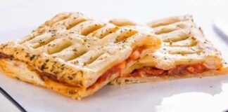 Ti puoi preparare una bella parigina tutte le volte che vuoi: con la piadigina ti togli lo sfizio in 10 minuti senza impasto pizza!