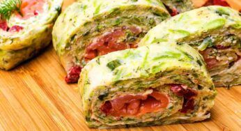 Per fare il rotolo di verdure così, ci metto un attimo: pure se ha solo 400 kcal è delizioso
