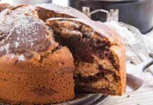 Senza usare burro, farina e zucchero, ho preparato una torta marmorizzata da solo 130 kcal, gusto e leggerezza al TOP!