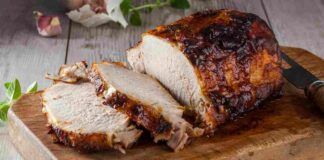 Da quando ho abolito l'arrosto con il rosmarino e il vino, ho fatto la versione autunnale, tutto sopra una strato di cremina che spacca