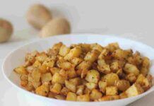 Dadolata di patate in friggitrice ad aria: il contorno non è mai stato così buono nell’ultimo mese Dadolata di patate in friggitrice ad aria
