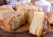 Torta all'acqua gassata