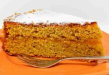 Torta zucca e carote ripiena di marmellata poco caloricaRicettasprint