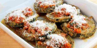 Cotolette di melanzane con polpa di pomodoro e parmigiano
