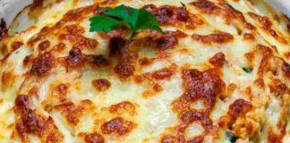 Hamburger lasagna light