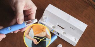 Iniezione del farmaco Ozempic