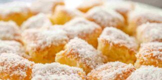 Torta al cocco bianca
