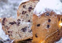 Torta di panettone con gocce di cioccolato Ricettasprint