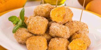 Polpette zucca e formaggio, buone come le classiche ma le puoi servire pure come antipasto!
