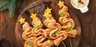 Alberelli di pasta sfoglia segnaposto Ricettasprint