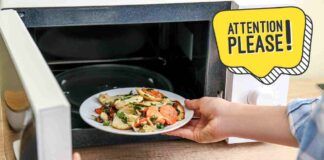 Attenzione come riscaldi il cibo Ricetta Sprint
