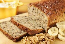 Banana bread alle noci