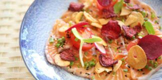 Carpaccio di salmone per il cenone di Capodanno Ricetta Sprint