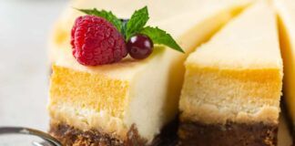 Cheesecake al limone in friggitrice ad aria