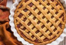 Crostata con crema al caffè