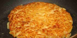 Frittata di patate con svizzero