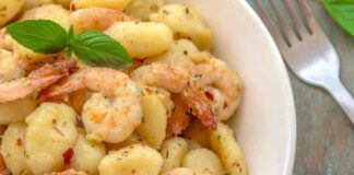 Gnocchi con gamberetti