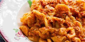 Orecchiette al ragù vegano