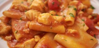 Paccheri con orata e calamari Ricetta Sprint