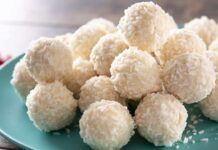 Palline pandoro e cocco
