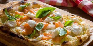 Pizza con salmone e formaggio Ricetta Sprint