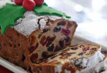 Plumcake di natale con canditi e uvetta