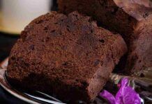 Plumcake fit extra dark senza farina