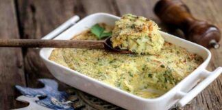 Timballo di pesce bianco