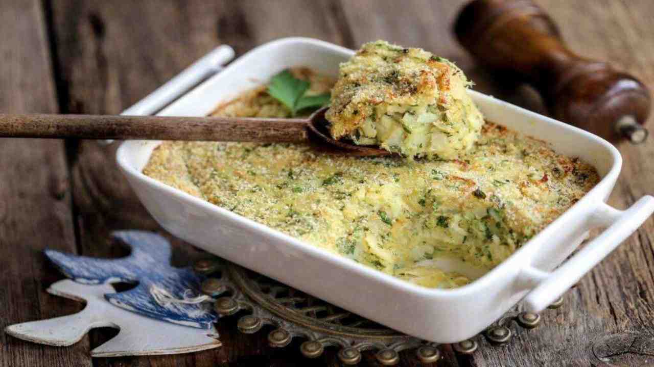 Timballo di pesce bianco