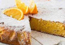 Torta di arance frullate