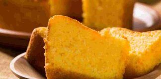 Torta senza latte e uova