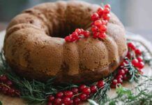 Torta vegana di Natale