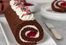 Tronchetto al cacao per Capodanno ti suggerisco la ricetta facile e veloce, conquisterai i palati di tutti anche quelli più difficili Tronchetto al cacao per Capodanno Ricetta Sprint