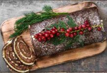 Tronchetto di Natale veloce, zero cottura zero impasto, accantoniamo il forno che influisce sulla bolletta Tronchetto di Natale furbo - RicettaSprint