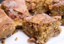 Brownies con ricotta e mele