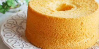 chiffon cake al limone senza glutine e lattosio