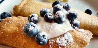 Crepes ripiene di crema di ricotta e limone Ricetta Sprint