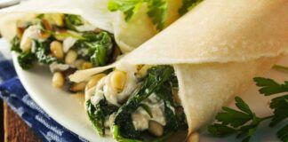 Crepes ripiene di spinaci e formaggio Ricetta Sprint