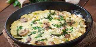 Frittata di zucchine e funghi Ricetta Sprint