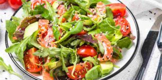 Insalata con salmone Ricetta Sprint