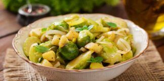 Insalata di cavoletti e patate