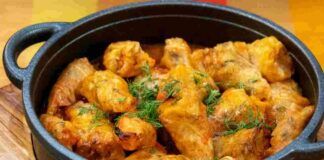 Involtini di verza ripieni