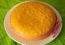 Pan di spagna all'arancia