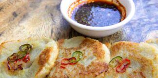 Pancake di patate in friggitrice ad aria