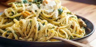 Pasta cremosa con formaggi e spinaci Ricetta Sprint