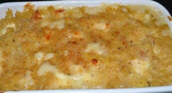 Pasta e patate gratinata con provola cosa vuoi di più, ti consoli e ti sazi, per una volta non pensare alla dieta