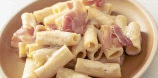 Pasta panna e pancetta